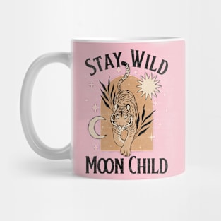 Stay Wild Moon Child Tiger Boho Mug